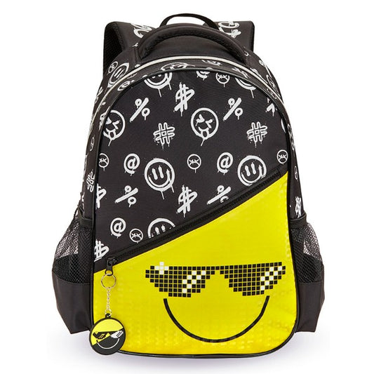 Mochila Infantil Masculina Happy World 16" DL1785 - DENLEX