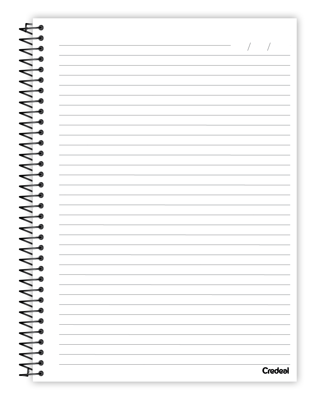 Caderno Universitário Espiral 16 Matérias 320 Folhas Happy - Credeal