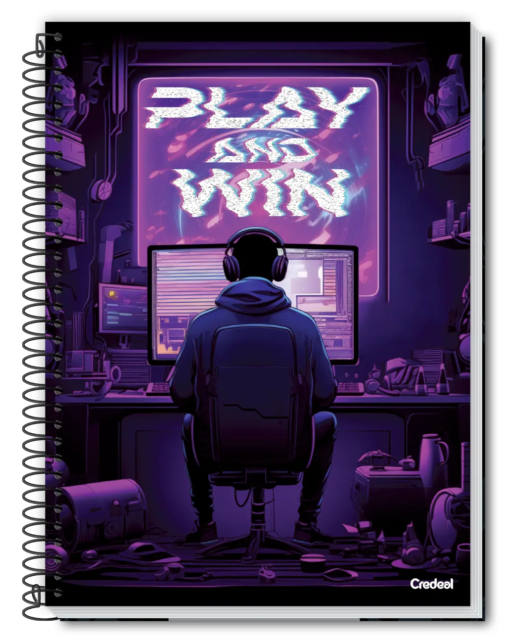 Caderno Universitário 20 Matérias 400 Folhas My Collection Masculino - Credeal