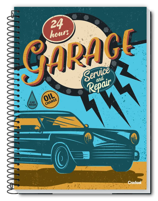 Caderno Universitário Espiral 20 Matérias 320 Folhas Golden Years Credeal