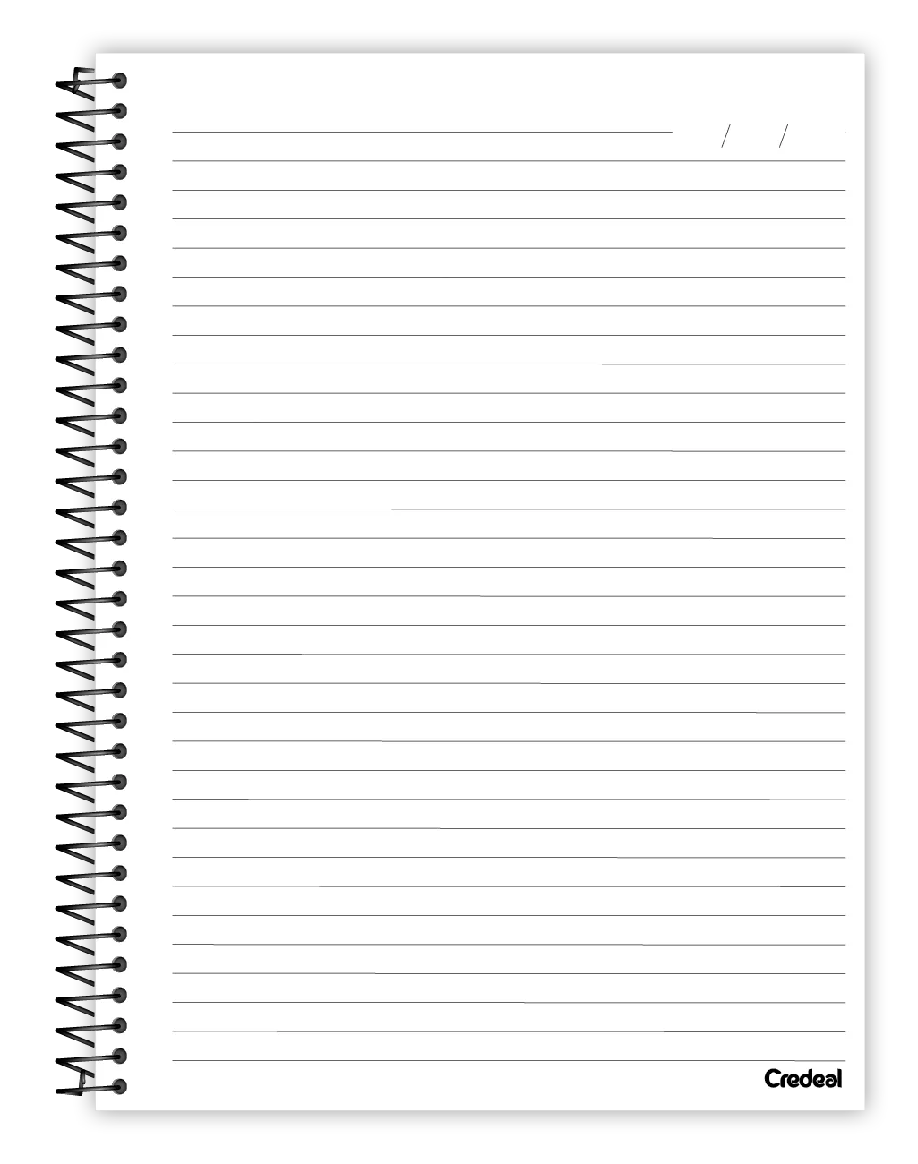 Caderno Universitário Espiral 10 Matérias 160 Folhas Golden Years da Credeal