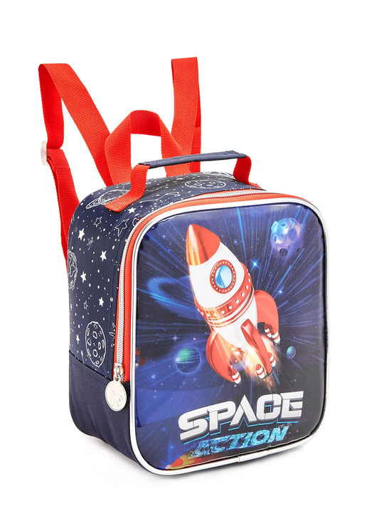 Lancheira Infantil Foguete Espacial Denlex LA1485