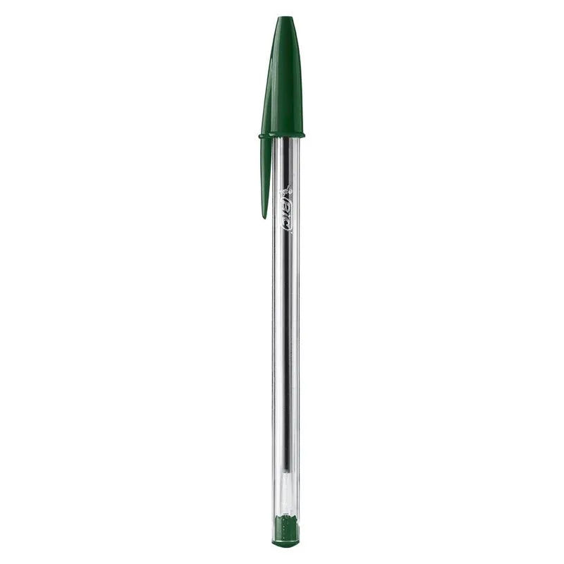 Caneta Esferográfica Verde Bic Cristal Ponta Média 1.0mm