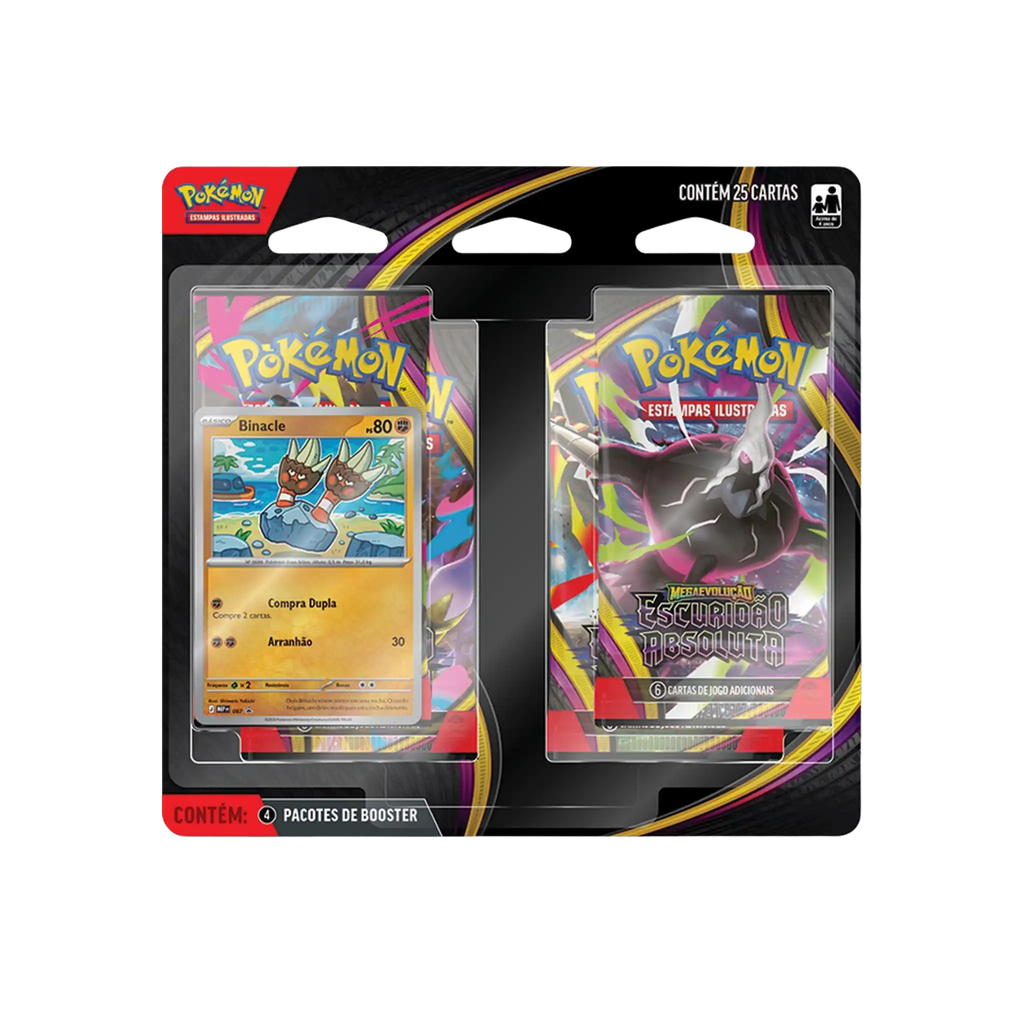 Blister Quadruplo Escuridão Absoluta ME05 Pokémon
