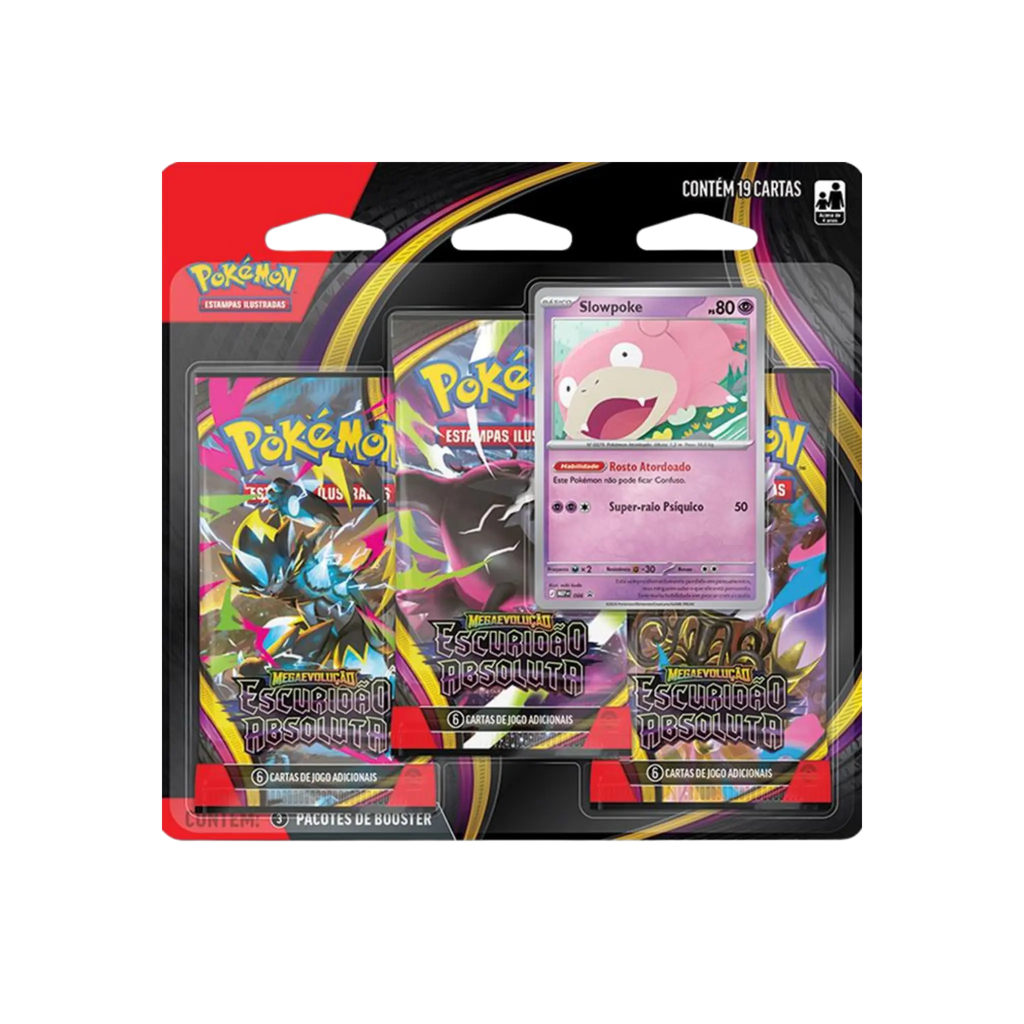 Blister Triplo Escuridão Absoluta ME05 Pokémon