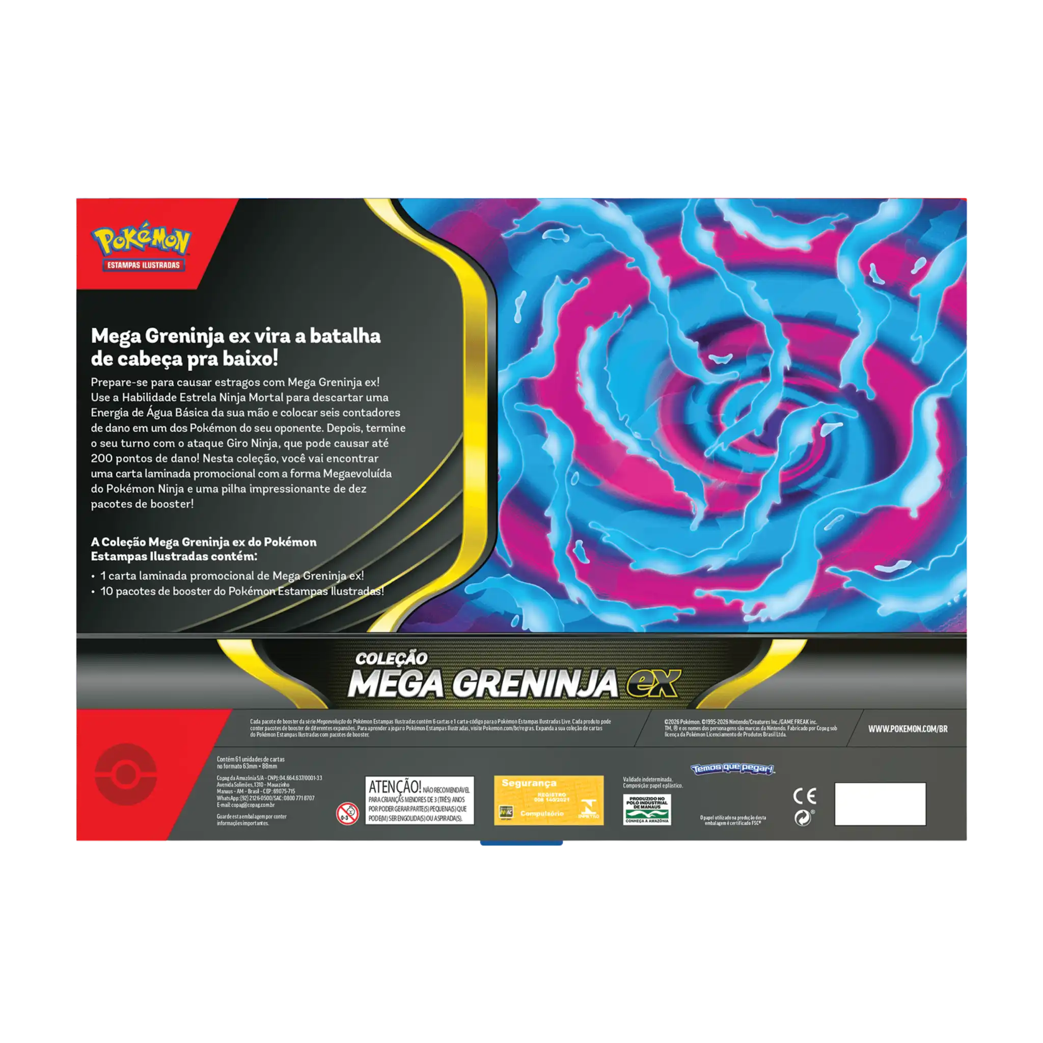 Box Mega Greninja EX Pokemon