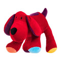 Pelúcia Infantil Cachorro Greg Vermelho 30 cm Linha Color - Zip