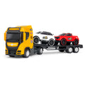 Caminhão de Reboque Top Truck com 2 Carrinhos - BS Toys
