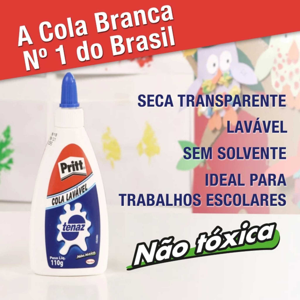 Cola Tenaz Branca 110g Pritt