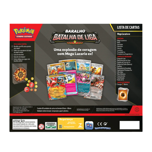 Deck de Batalha Mega Lucario EX Pokemon