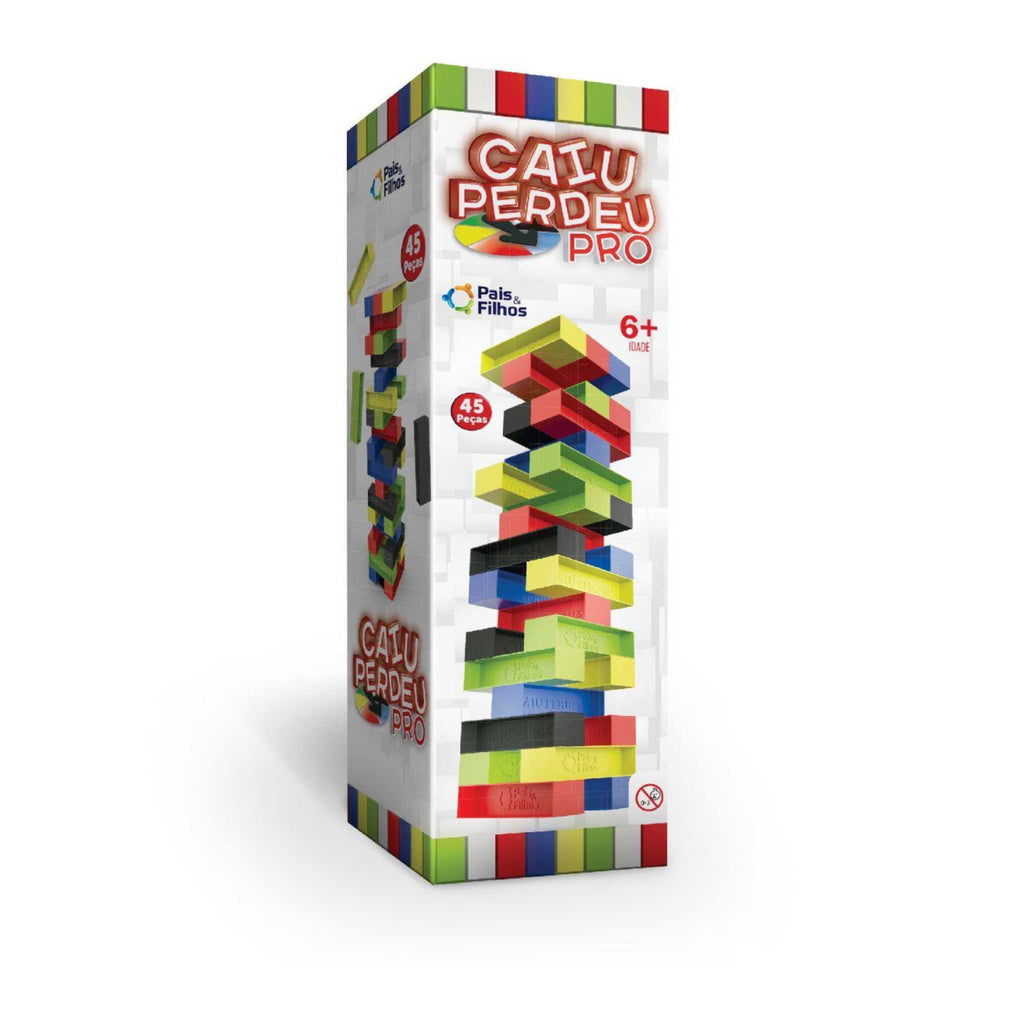 Jogo Caiu Perdeu Pro 45 Peças Pais E Filhos