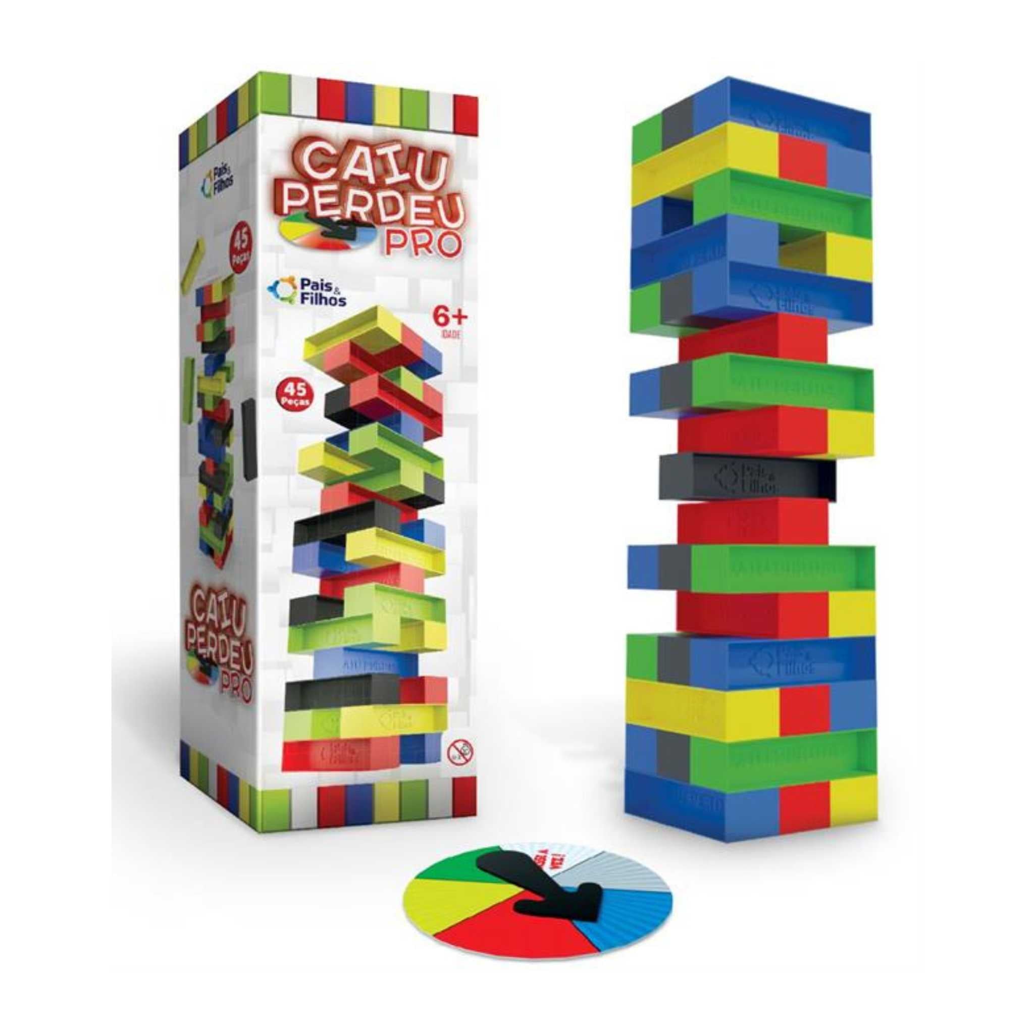 Jogo Caiu Perdeu Pro 45 Peças Pais E Filhos