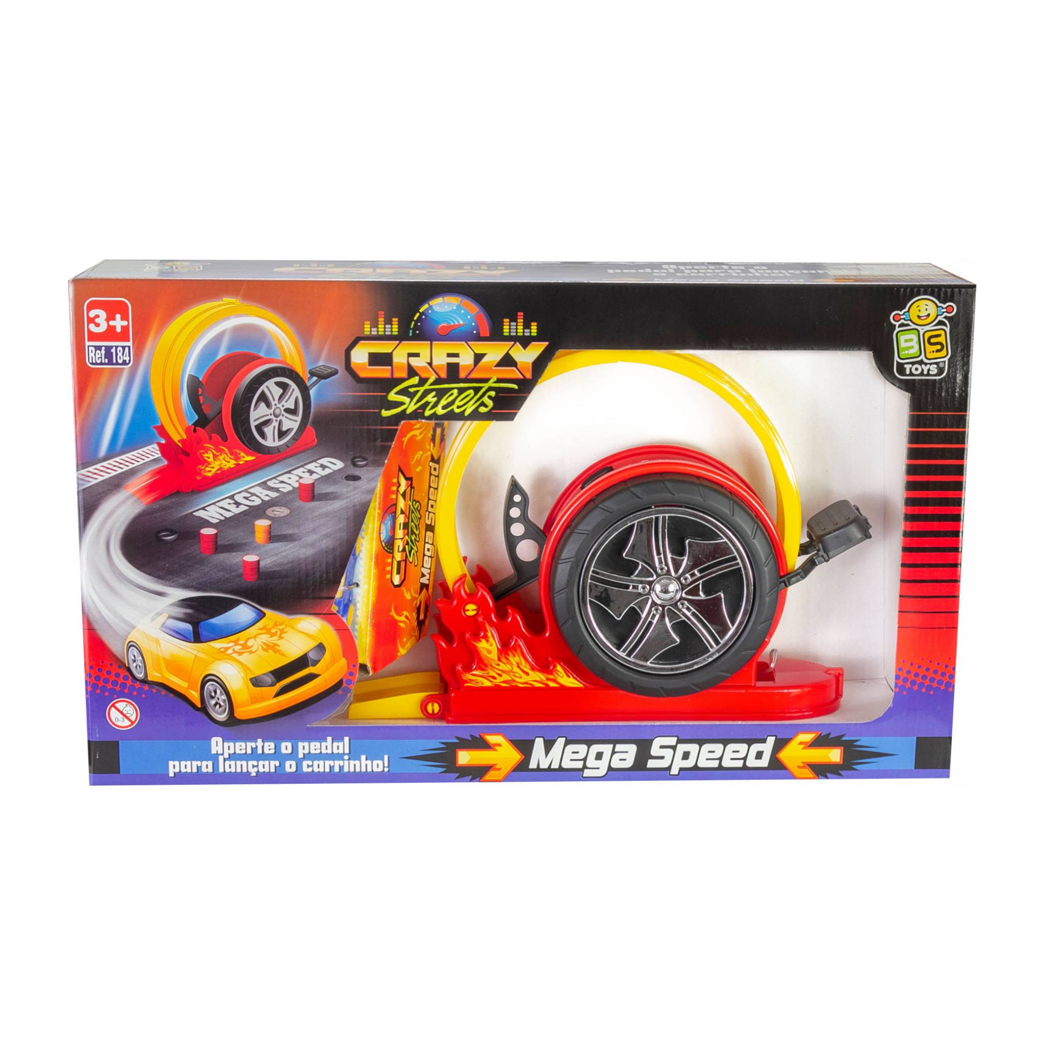 Lancador-de-Carrinho-Mega-Speed-com-Pista-e-Loop-Radical-bs-toys-2