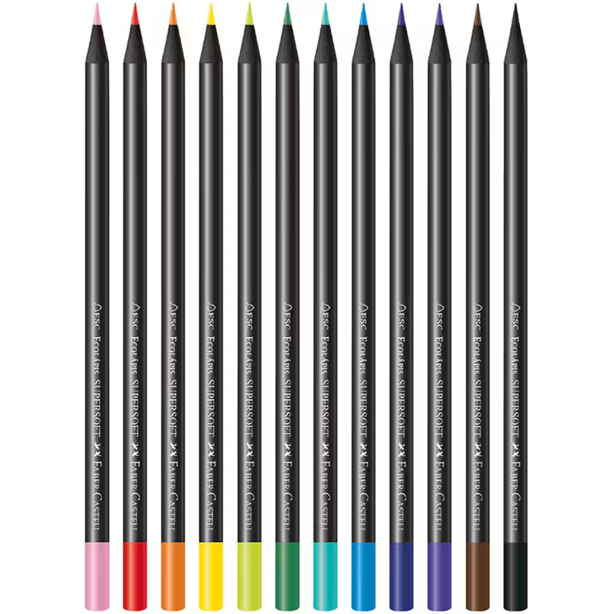 Lápis Super Soft Faber Castell 12 cores
