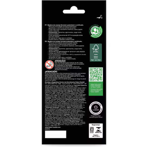 Lápis Super Soft Faber Castell 12 cores