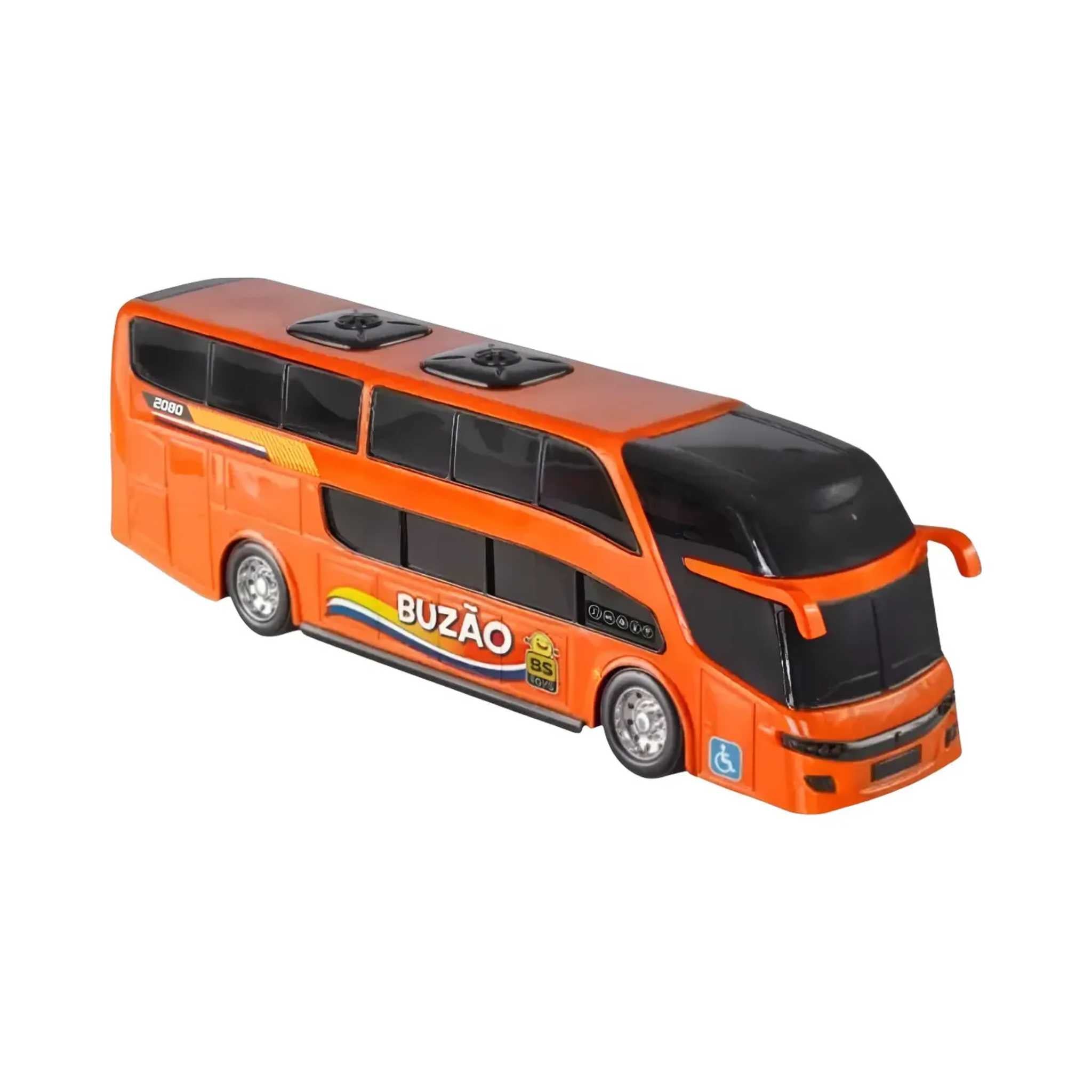 Ônibus de Brinquedo BS Toys Mini Buzão 2 Andares Sortido