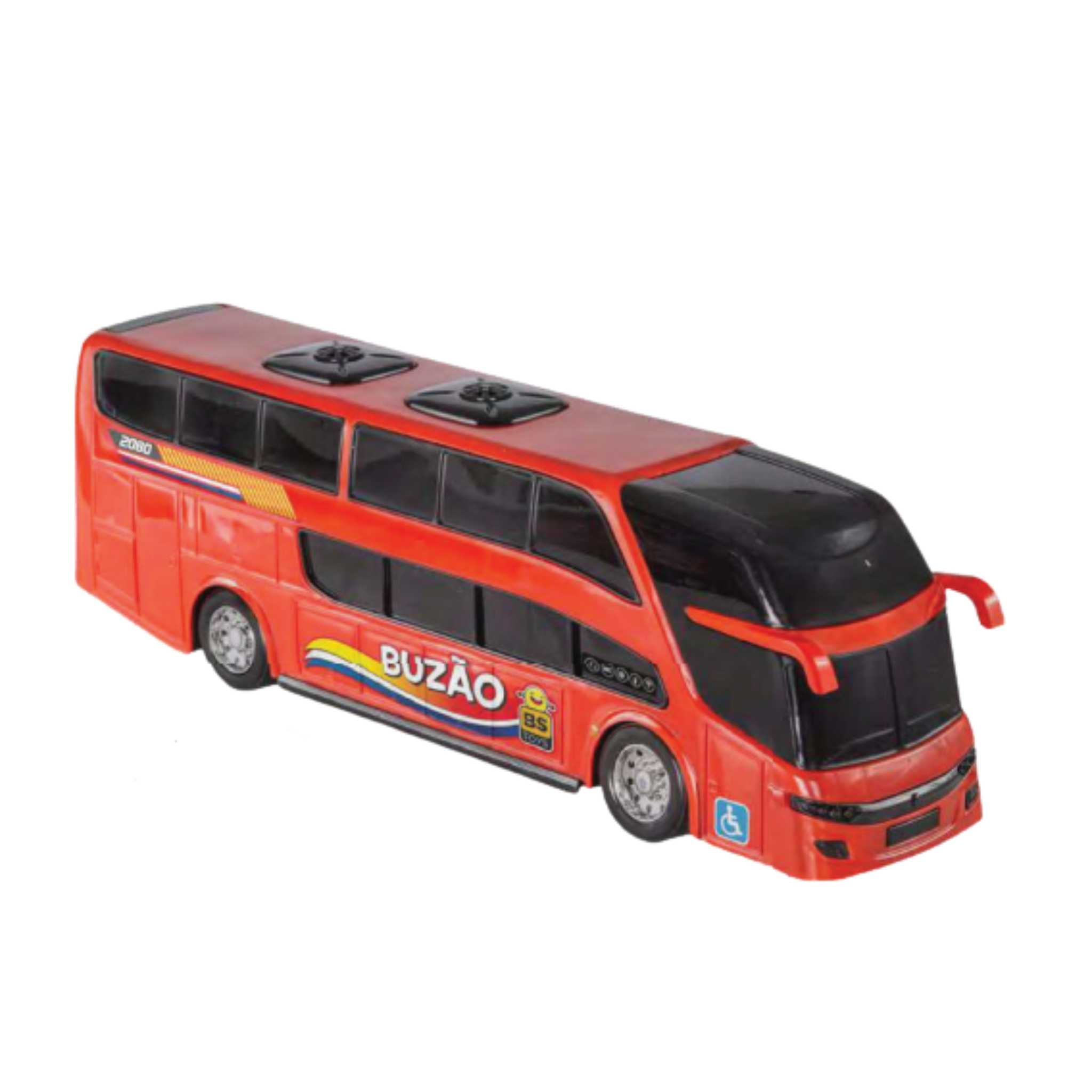 Ônibus de Brinquedo BS Toys Mini Buzão 2 Andares Sortido