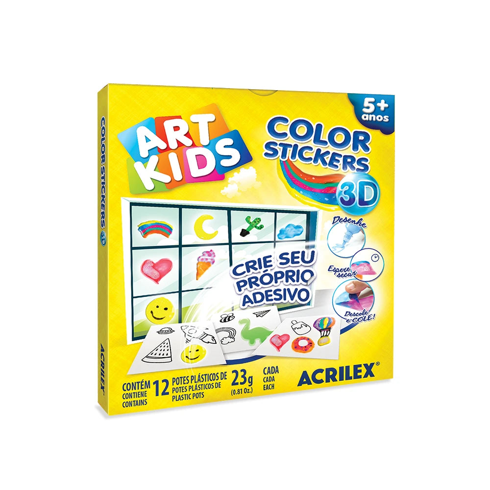 Color Stickers 3D Acrilex