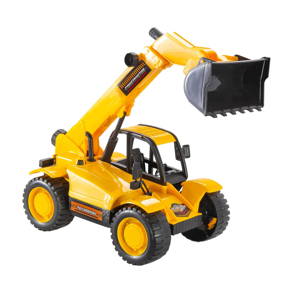 Trator de Brinquedo BS Constructor com Pá Frontal e Acessórios - BS Toys